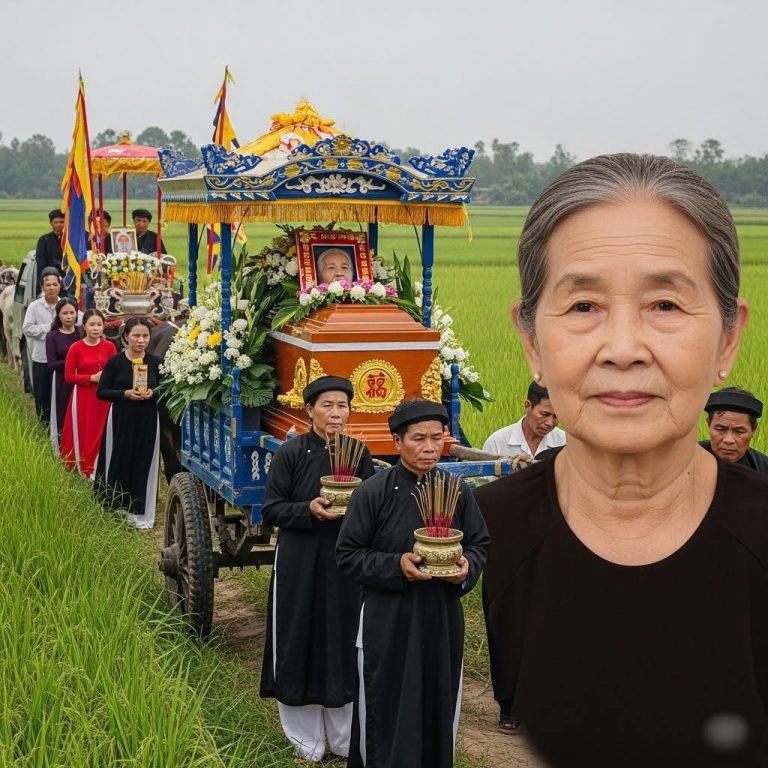 Cụ bà Nguyễn Thị Hợi, 100 tuổi, trụ cột tinh thần của dòng họ Nguyễn tại làng Đông Khê, vừa qua đời vào rạng sáng nay