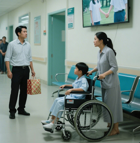 Chồng lấy hết tiền viện phí của con để đưa người phụ nữ khác đi du lịch – Người vợ không gào thét, không đánh ghen. Chị chỉ nói đúng một câu khiến cả bệnh viện lặng đi, và anh – người chồng phụ bạc – đứng chết lặng giữa hành lang lạnh ngắt…