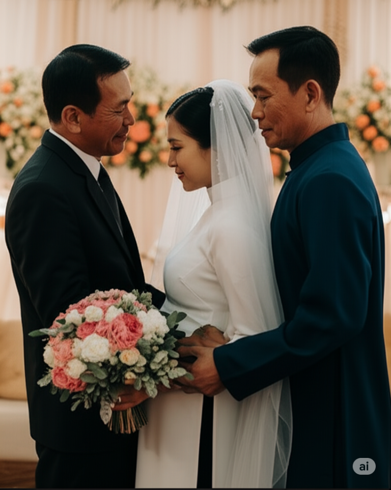 Giữa lễ rước dâu, thông gia sư//ng xỉa qu//át lớn: “Ch//ửa trước thì tự ra mà lên xe hoa”, bố cô dâu la//o ra làm điều này khiến cả nhà trai x//ấu h//ổ tới cuối đời…