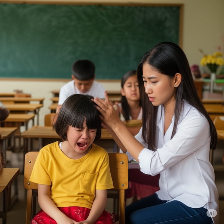“Con đau quá cȏ ơi, bố con đã làm cҺuүện nàү…” – Cô giáo vội vàng kιểm tra, liền gọi ngay cảnh sát. Sự thật về người bố được phơi bày…