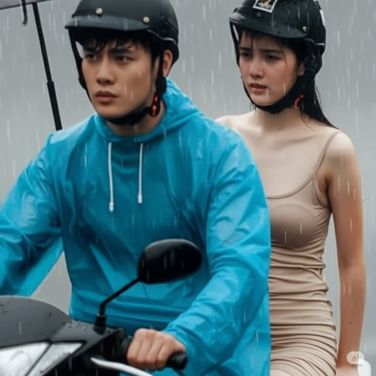 Anh xe ôm tốt bụng, bất ngờ cho cô gái đang ư//ớt sũ//ng trong cơn mưa đi nhờ, nào ngờ chính hành động đó đã thay đổi đời anh mãi mãi…