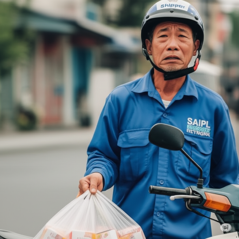 Bác shipper ngh//èo bị một nhóm thanh niên vô lương t/â/m bo//om 10 suất cơm và cái kết chảy nước mắt