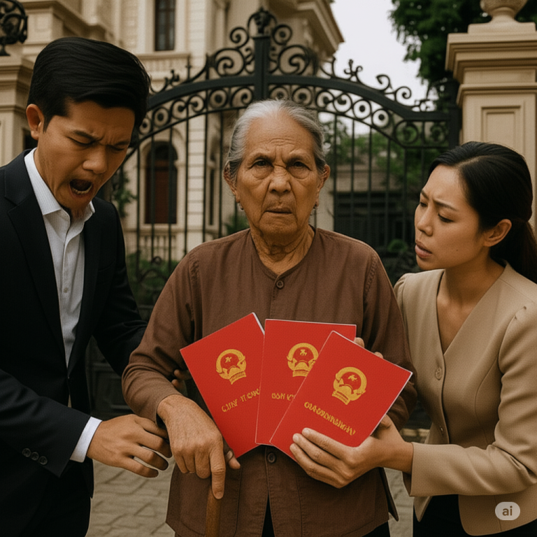 Người mẹ nghèo một lòng nuôi dưỡng con thành tài, đến khi hái quả lại bị chính con trai đu-ổi khỏi biệt thự vì con “Con không nuôi mẹ được nữa”. Hai tuần sau, bà trở lại trước cửa biệt thự với 3 quyển sổ đỏ…