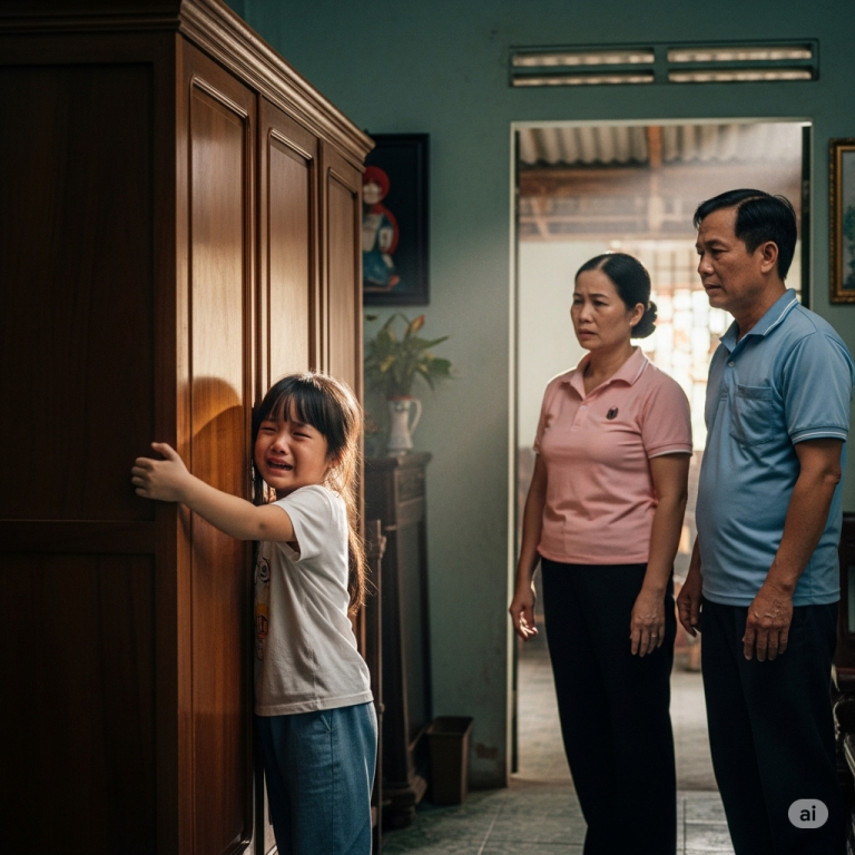 B;é g;ái 8 tuổi nhất quyết không để bố mẹ mở tủ quần áo của mình, đến khi mẹ kiểm tra được thì càng hỏa/ng lọa/n hơn…