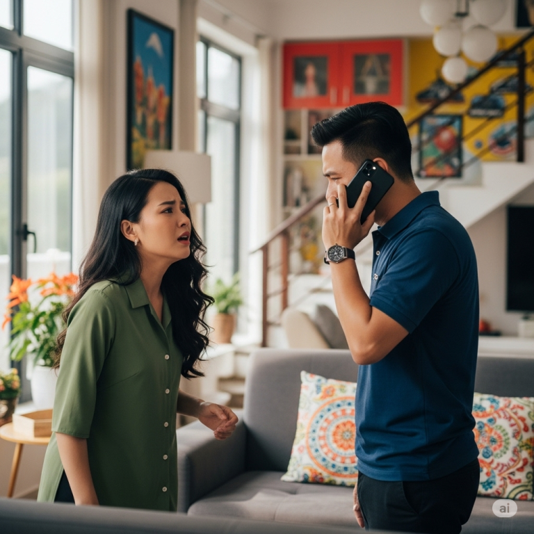 Biết chồng ngoại tình, vợ âm thầm đổi tên số cô bồ trong điện thoại chồng thành số của mẹ chồng trong danh bạ, mẹ chồng biết chuyện thay con dâu đ/á/nh gh/en khiến anh chồng tái mặt, tiểu tam ôm nhục cả nửa đời!